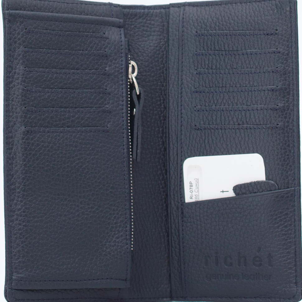 Кошелек Richet, Ri-078P 486 синий Кошелек Richet, Ri-078P 486 синий