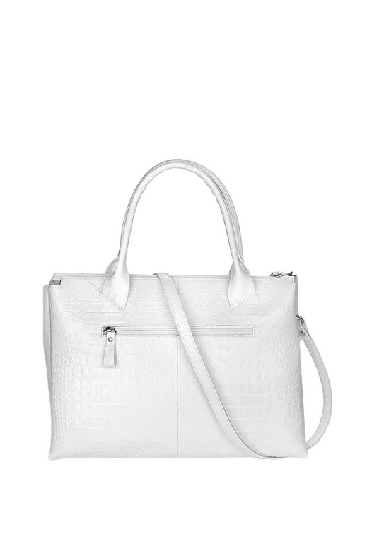 Сумка женская САБРИНА 79188 КРИСТАЛЛ кайман белая Сумка женская САБРИНА 79188 КРИСТАЛЛ кайман белая