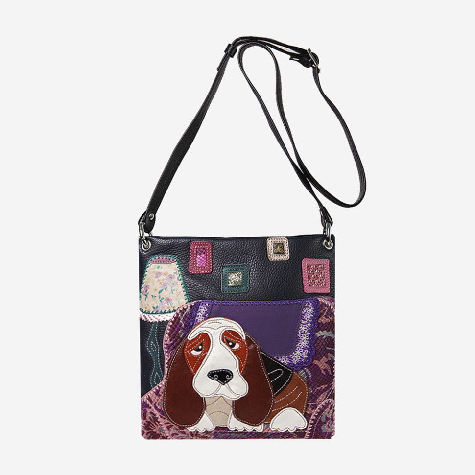 Сумка женская Protege, ДС-144-106 Бассет №2 чёрная