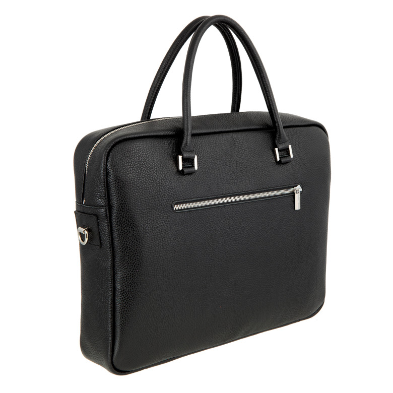 Бизнес-сумка мужская Sergio Belotti, 70557 black черная Бизнес-сумка мужская Sergio Belotti, 70557 black черная