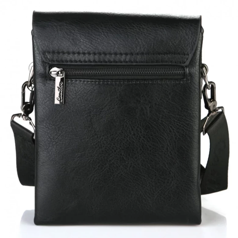 Мужская сумка-планшет из экокожи Cantlor Y03-1 чёрная Мужская сумка-планшет из экокожи Cantlor Y03-1 чёрная