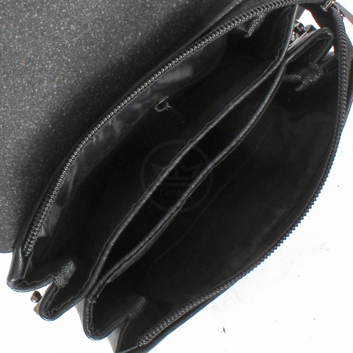 Мужская сумка-планшет из экокожи Cantlor Y03-1 чёрная