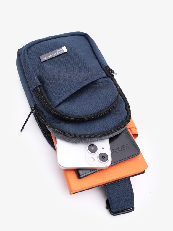 Рюкзак на одно плечо Baggins 3737 синий Рюкзак на одно плечо Baggins 3737 синий