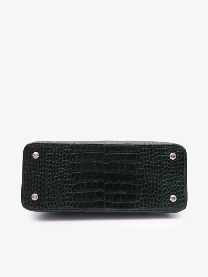 Сумка женская Karya 2390 зелёный крокодил Сумка женская Karya 2390 зелёный крокодил