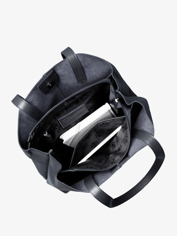 Сумка Baggins 0128 т. серая фл.