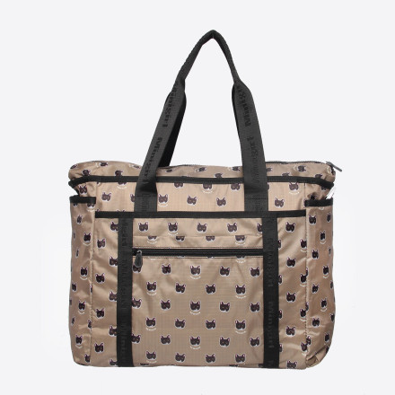 Сумка Minigirl 3089 коты коричневая