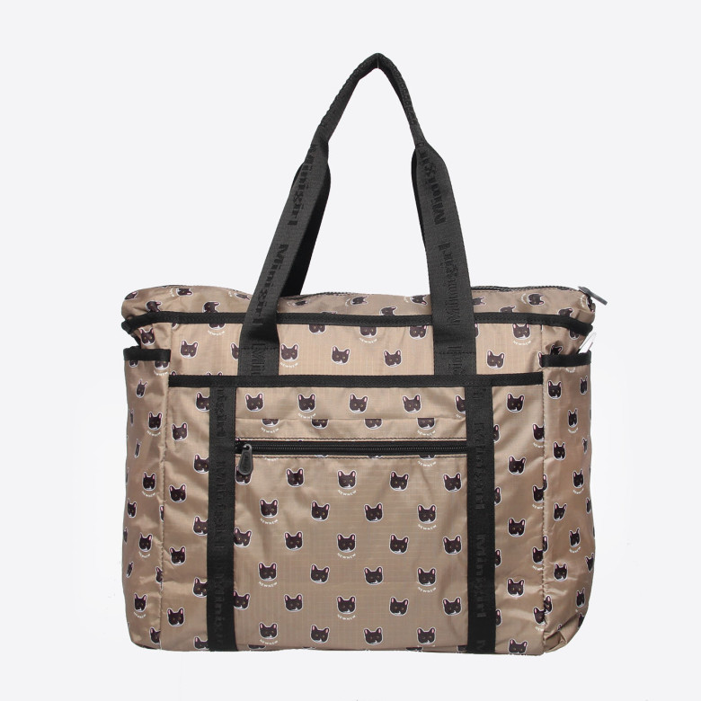 Сумка Minigirl 3089 коты коричневая