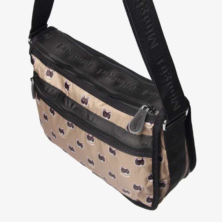 Сумка Minigirl 191 коты коричневая