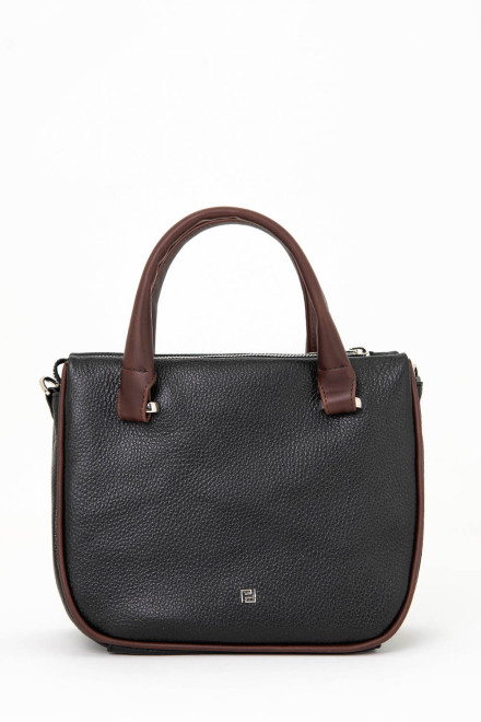 Сумка Protege Ц-558/2 черный флотер+коричневый пулл-ап Сумка Protege Ц-558/2 черный флотер+коричневый пулл-ап