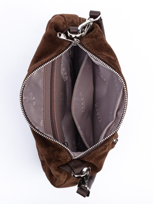 Сумка FIATO 2641 замша шоколад Сумка FIATO 2641 замша шоколад