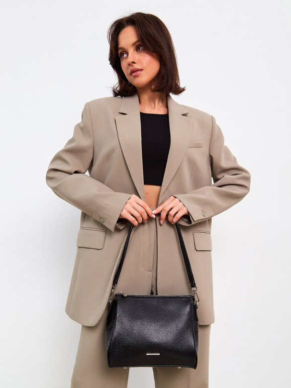 Сумка Fiato 2794 вителло чёрная Сумка Fiato 2794 вителло чёрная