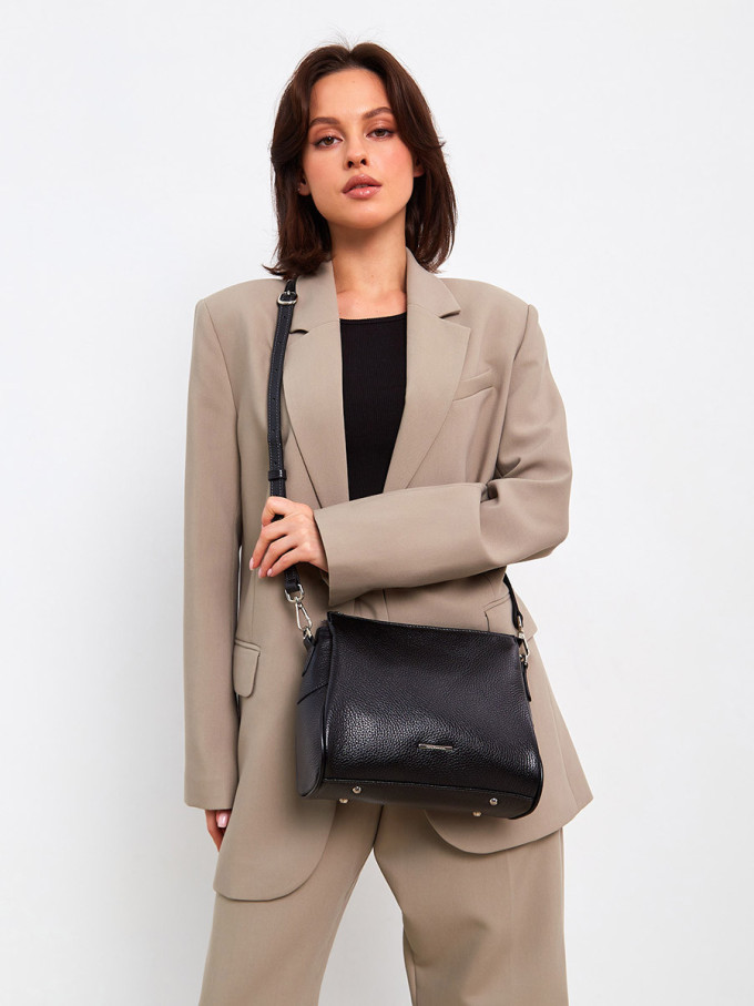 Сумка Fiato 2794 вителло чёрная