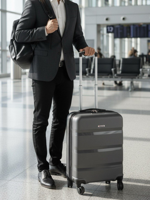 Чемодан для ручной клади из полипропилена Rion+, 460 18" Чемодан для ручной клади из полипропилена Rion+, 460 18"