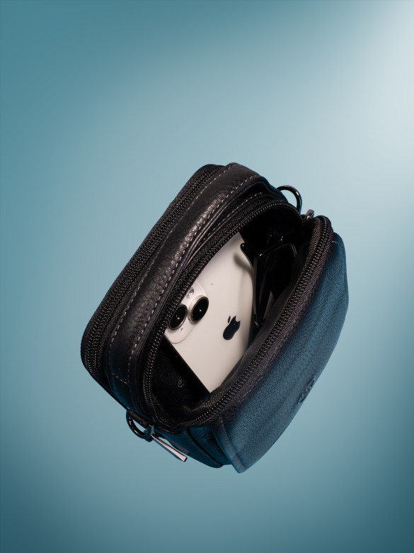 Сумка мужская из натуральной кожи HT 407-21 чёрная Сумка мужская из натуральной кожи HT 407-21 чёрная