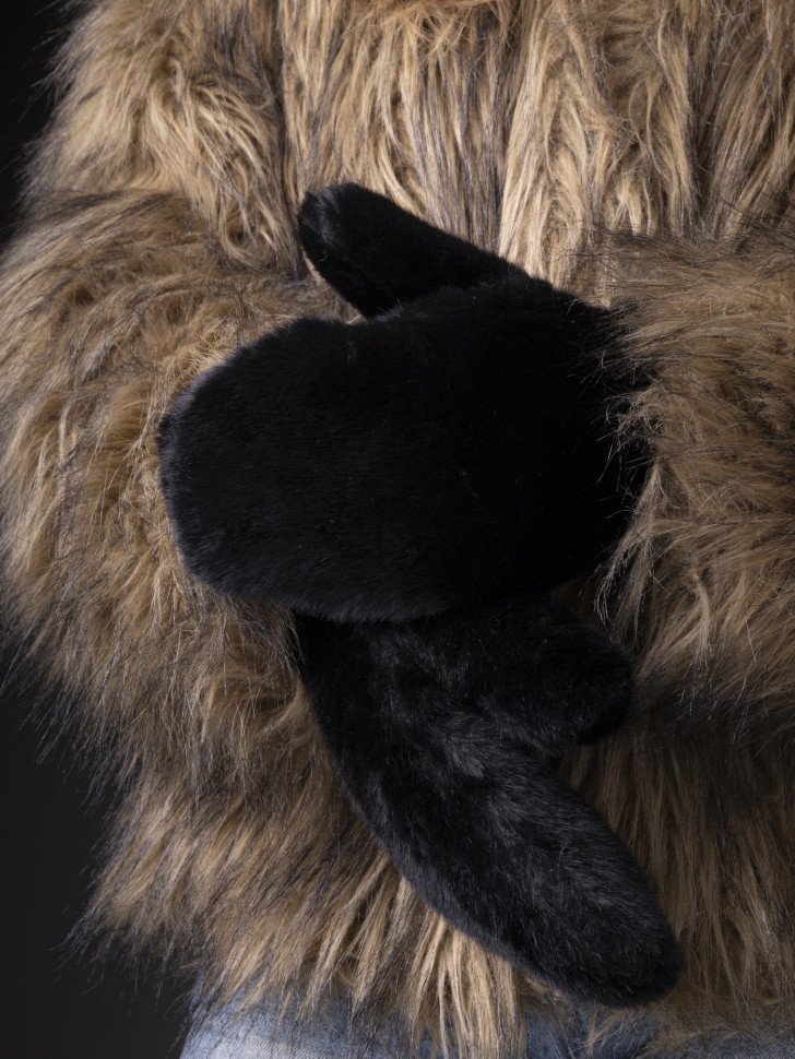 Варежки женские Baggins иск.мех черные Варежки женские Baggins иск.мех черные