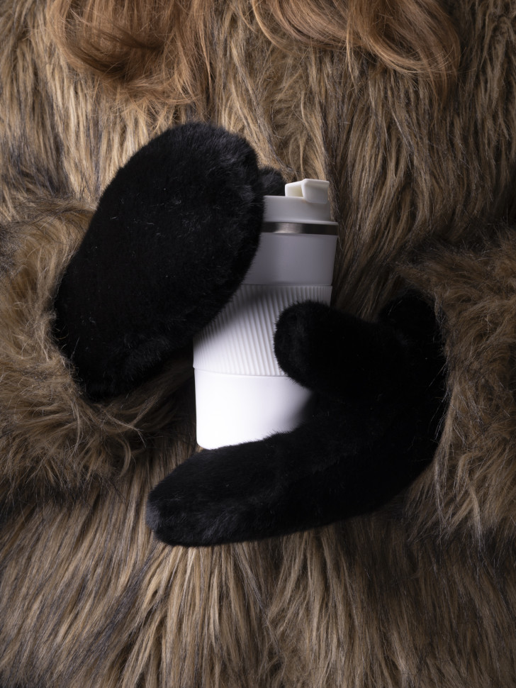 Варежки женские Baggins иск.мех черные Варежки женские Baggins иск.мех черные