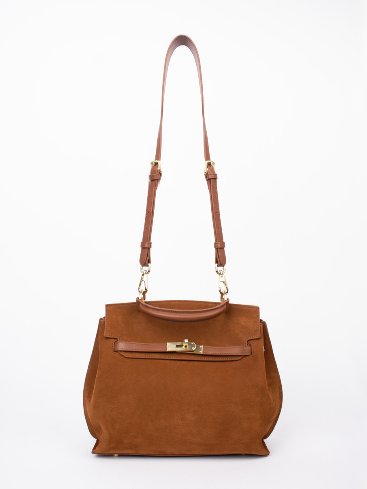 Сумка Curanni 9402 замша рыжая Сумка Curanni 9402 замша рыжая