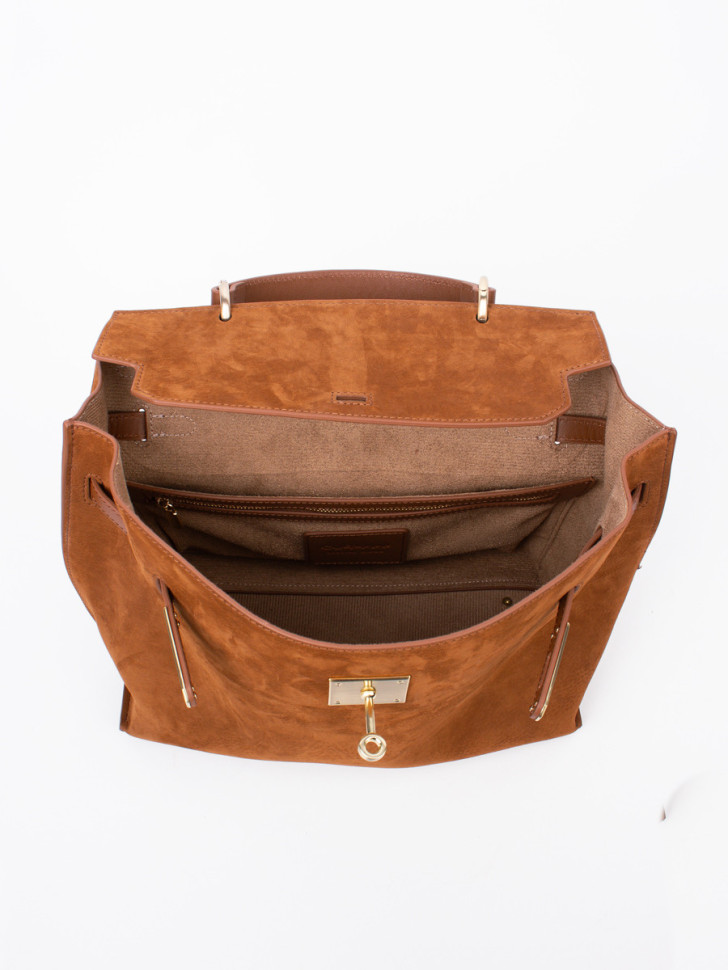 Сумка Curanni 9402 замша рыжая Сумка Curanni 9402 замша рыжая