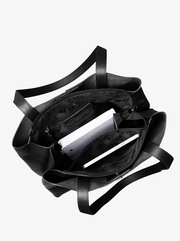 Сумка Baggins 0128 чёрная фл.