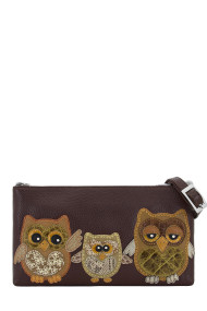 Сумка женская Protege, ДС-251-99 "Совята №2" мокко