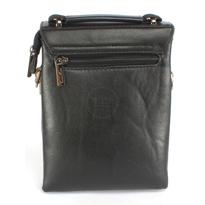 Мужская сумка-планшет из экокожи Cantlor L3012S-5 чёрная Мужская сумка-планшет из экокожи Cantlor L3012S-5 чёрная