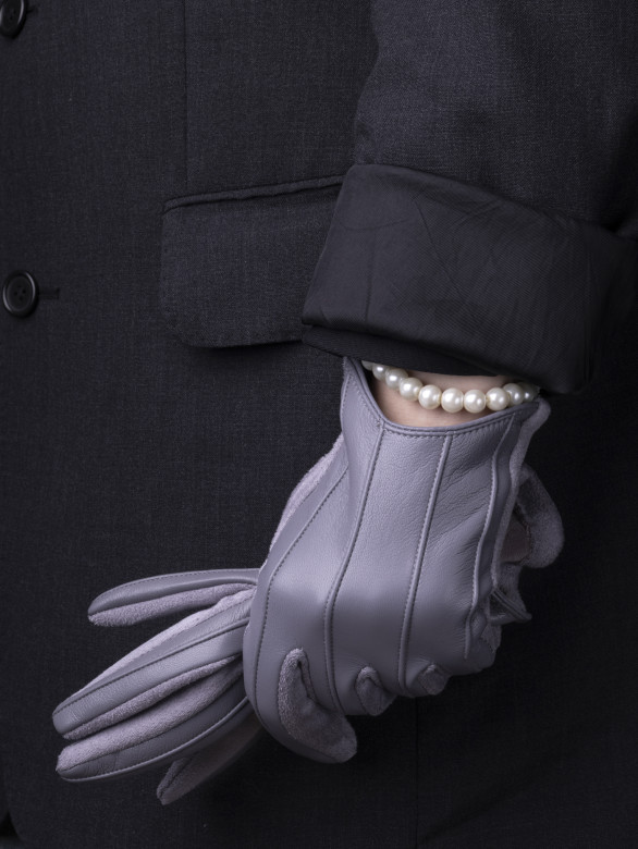 Перчатки женские HAVVS 6026 серые Перчатки женские HAVVS 6026 серые