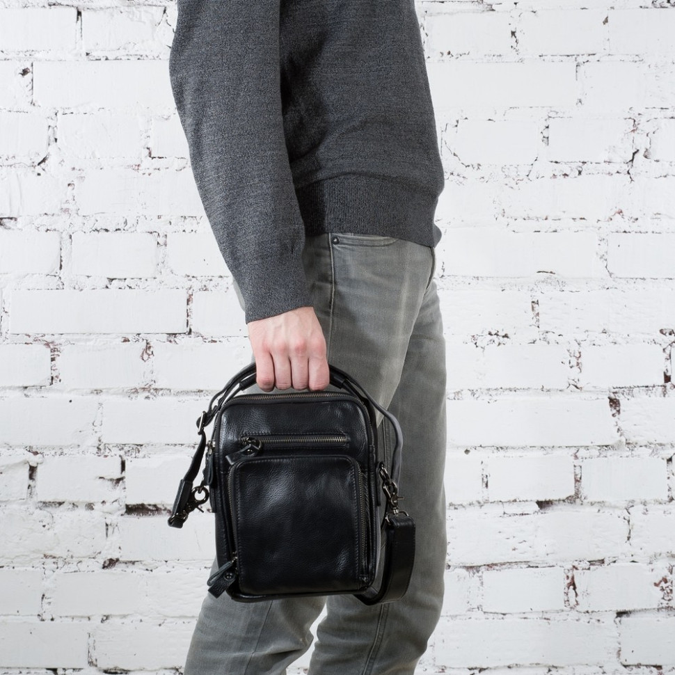 Сумка мужская 5005 XL чёрная Сумка мужская 5005 XL чёрная