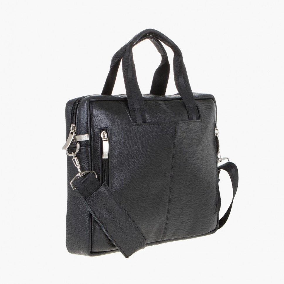 Портфель мужской из кожи Maxsimo Tarnavsky 1020 чёрный