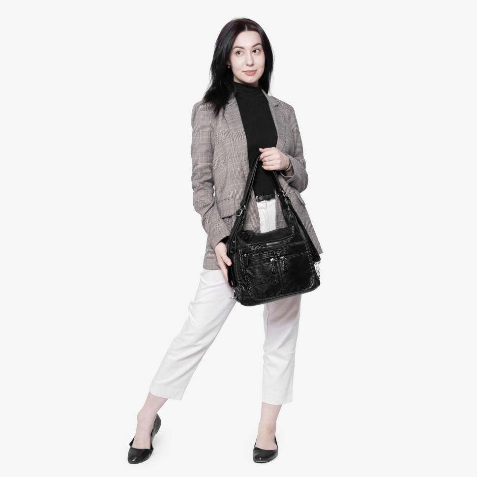 Сумка-рюкзак Runyi, А803 черная Сумка-рюкзак Runyi, А803 черная