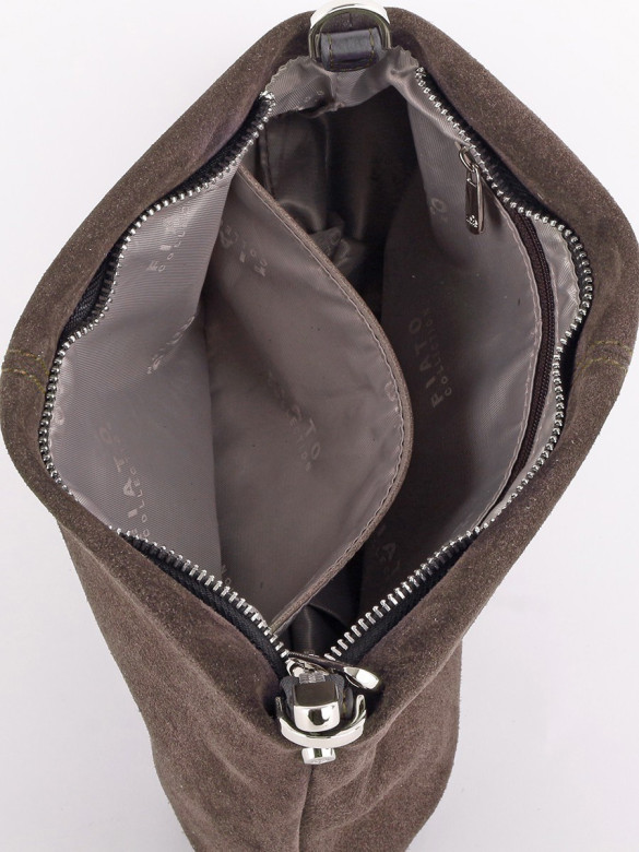 Сумка FIATO 2719 замша шоколад Сумка FIATO 2719 замша шоколад