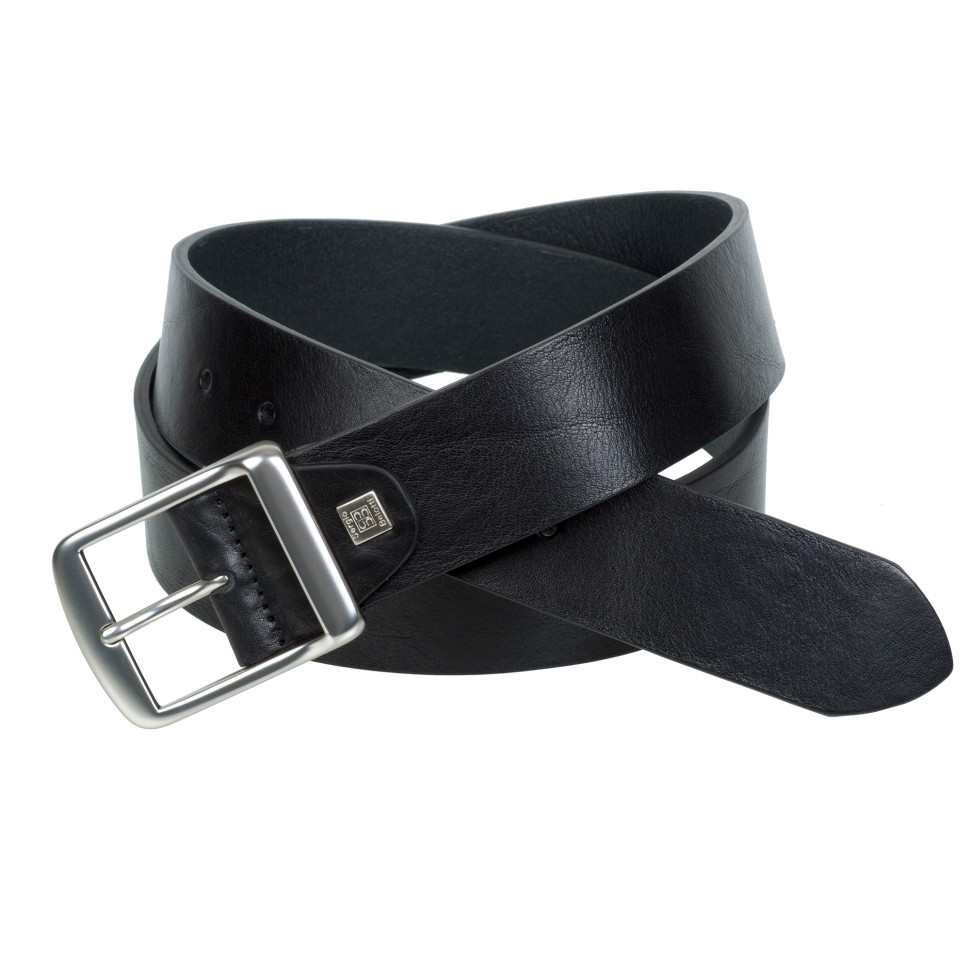 Ремень мужской Sergio Belotti, 2374/40 Nero (110 см)