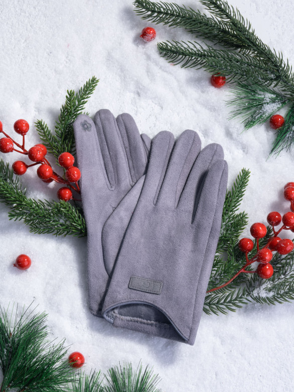 Перчатки женские Baggins 6026-1 серые Перчатки женские Baggins 6026-1 серые