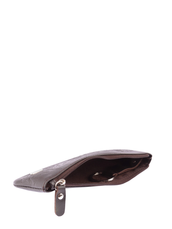 Ключник РИДЛ PRALINE Esse, кожа шоколад тиснение, 74961 Ключник РИДЛ PRALINE Esse, кожа шоколад тиснение, 74961