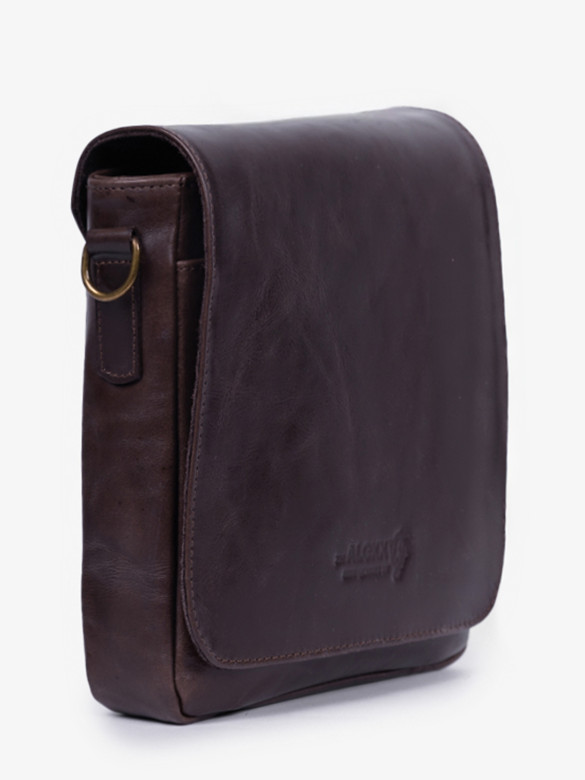 Сумка мужская zн ALEXX 0111 коричневая Сумка мужская zн ALEXX 0111 коричневая