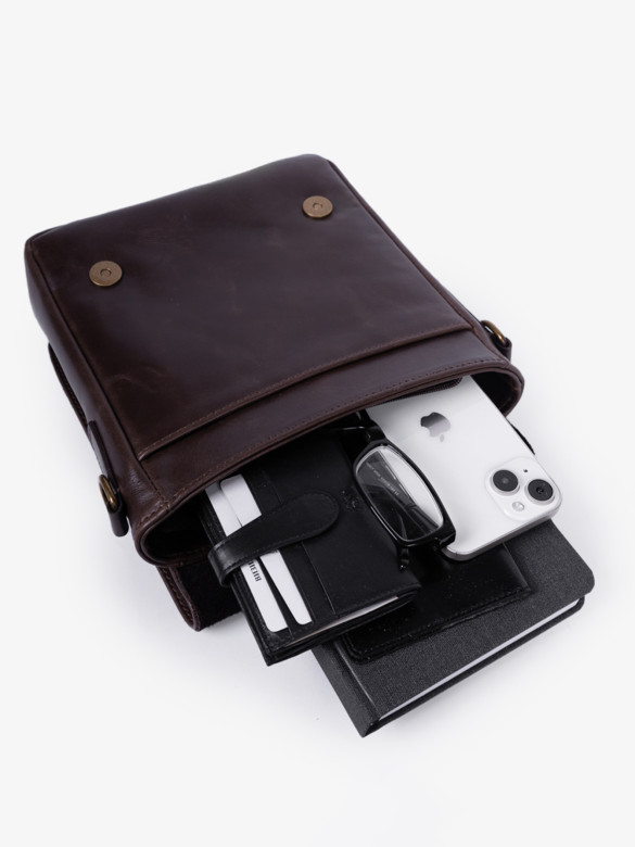 Сумка мужская zн ALEXX 0111 коричневая Сумка мужская zн ALEXX 0111 коричневая