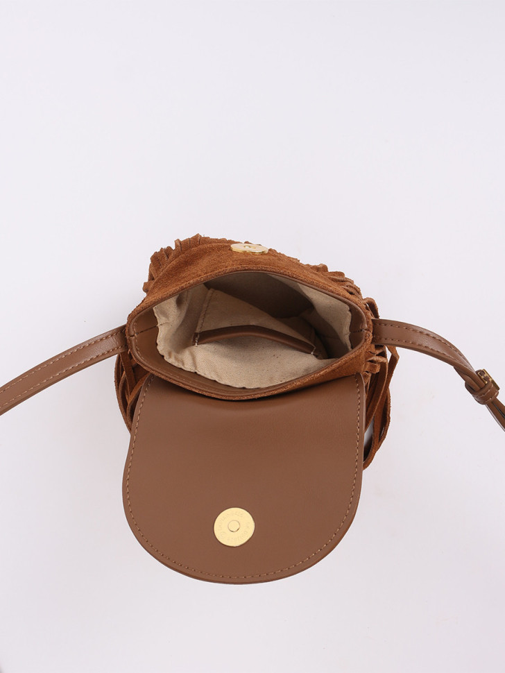 Сумка Lamagio 5840 замша рыжая Сумка Lamagio 5840 замша рыжая