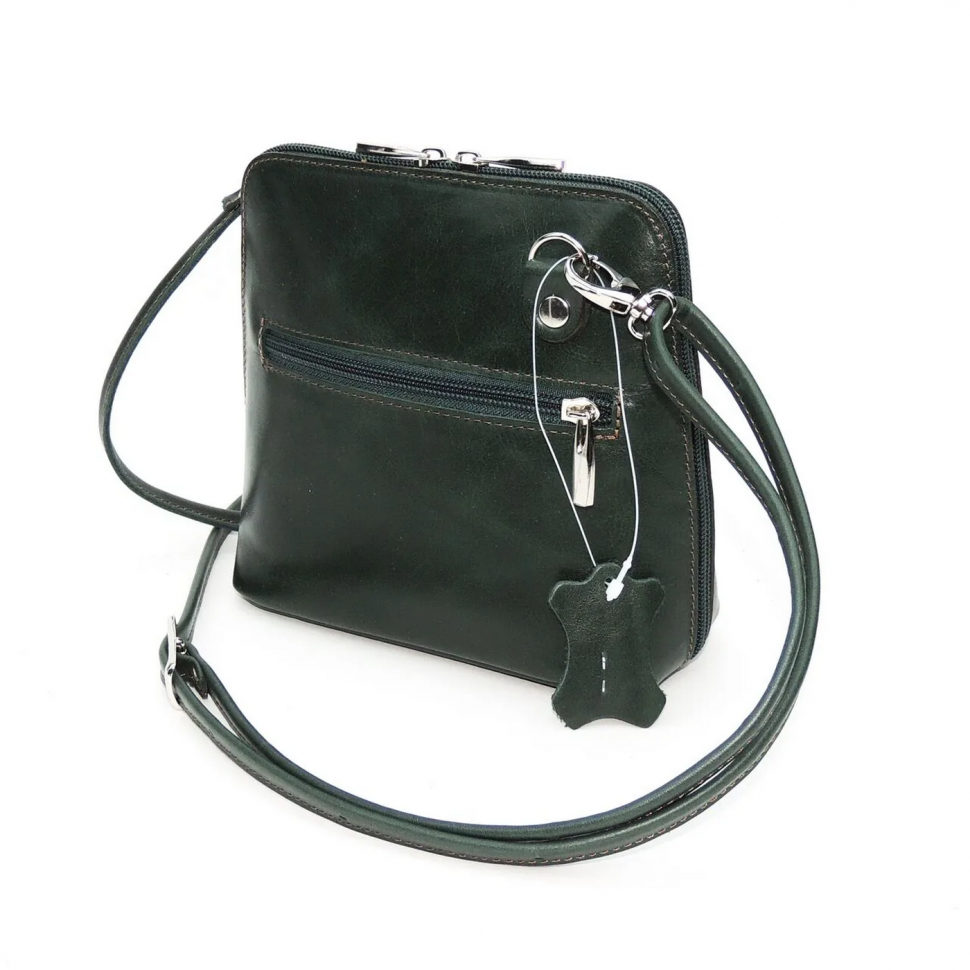 Женская кожаная сумка Natalia Kalinovskaya С83п-631 зеленая Женская кожаная сумка Natalia Kalinovskaya С83п-631 зеленая