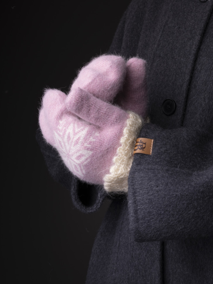 Варежки женские Корона 3046 розовые Варежки женские Корона 3046 розовые