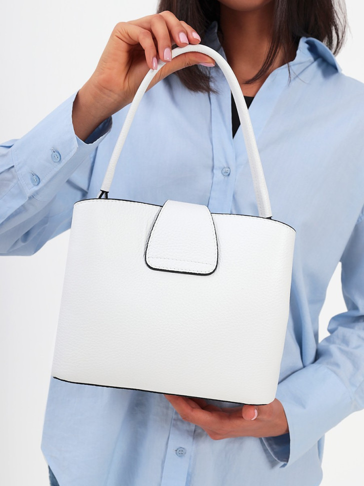 Сумка FIATO 2767 вителло белая