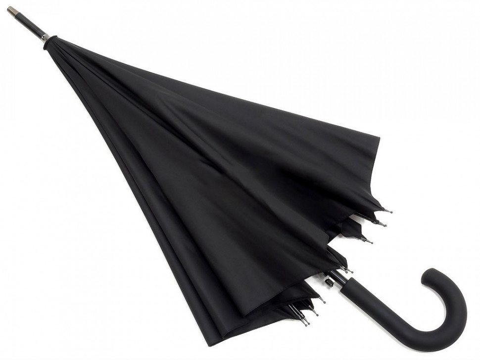 Зонт-трость мужской Euroclim 301, 10 спиц, ручка крюк софт-тач