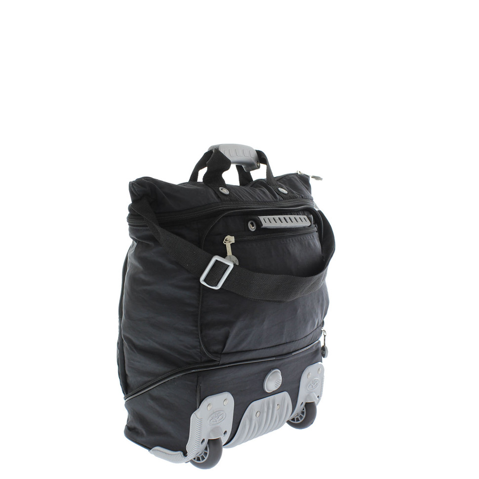 Сумка-трансформер дорожная хозяйственная на 2 колёсах TsV 526.22 чёрная Сумка-трансформер дорожная хозяйственная на 2 колёсах TsV 526.22 чёрная