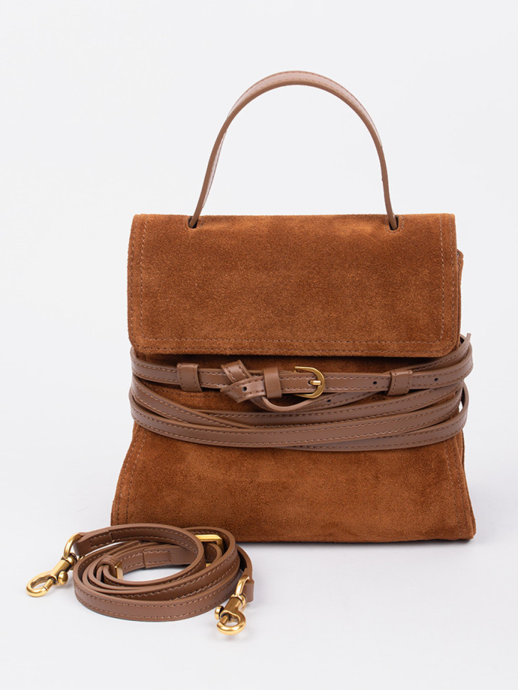 Сумка Lamagio 68920 замша рыжая Сумка Lamagio 68920 замша рыжая