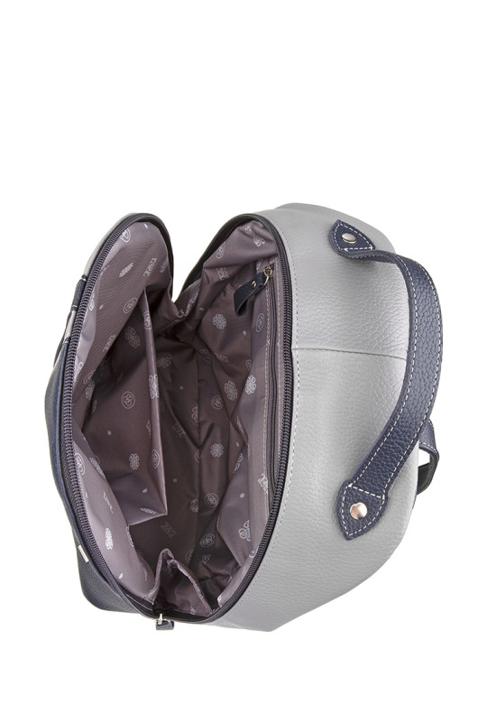 Рюкзак Esse 78227 НАОМИ INDIGO кожа флотер синий/серый