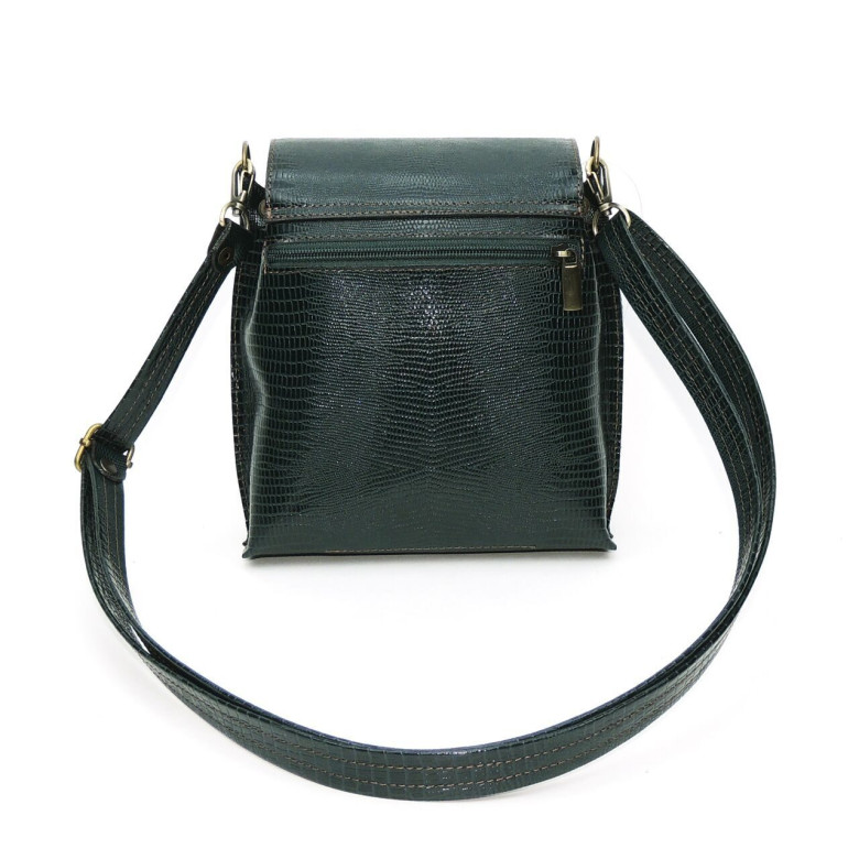 Женская кожаная сумка Natalia Kalinovskaya С86р-932 зелёная рептилия Женская кожаная сумка Natalia Kalinovskaya С86р-932 зелёная рептилия