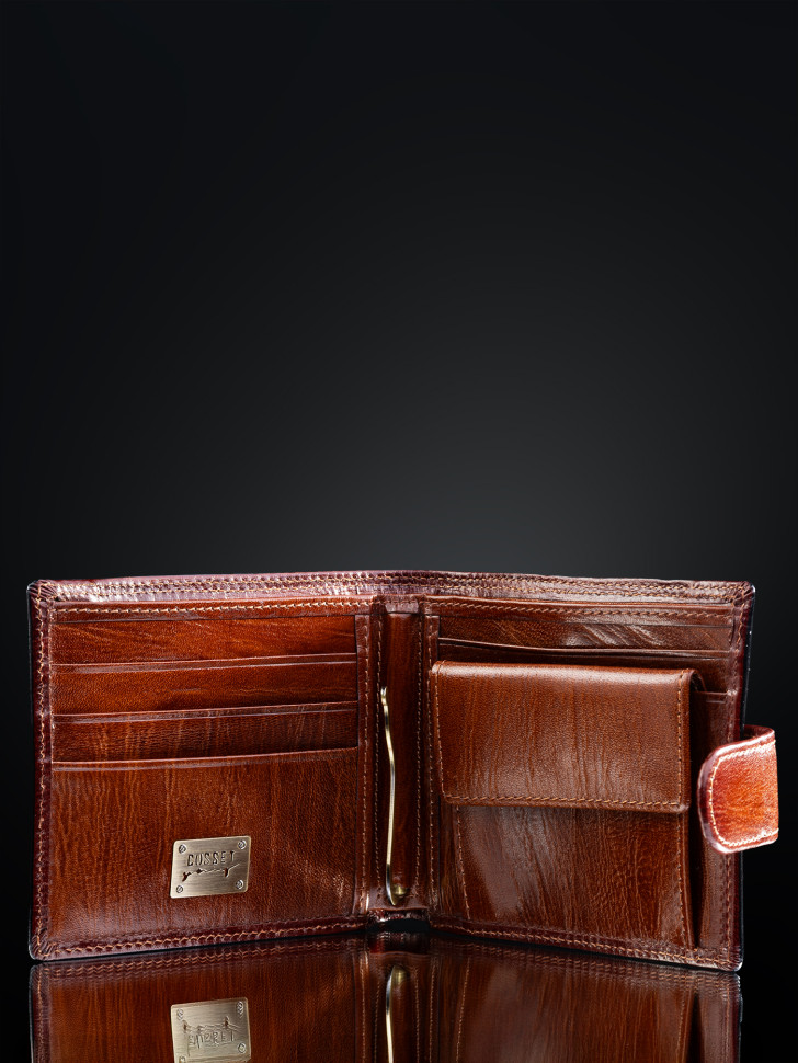 Портмоне мужское Cosset F14-327-089b коричневое