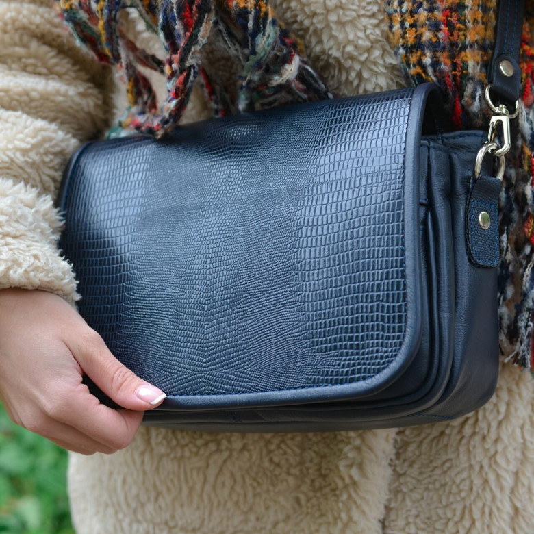 Сумка женская Natalia Kalinovskaya, С93 «Юния» синяя Сумка женская Natalia Kalinovskaya, С93 «Юния» синяя