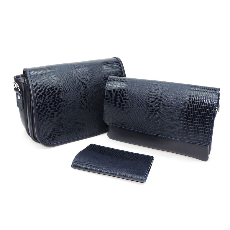 Сумка женская Natalia Kalinovskaya, С93 «Юния» синяя Сумка женская Natalia Kalinovskaya, С93 «Юния» синяя