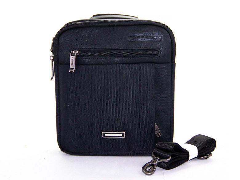 Мужская сумка-планшет из экокожи Cantlor GW104 чёрная Мужская сумка-планшет из экокожи Cantlor GW104 чёрная