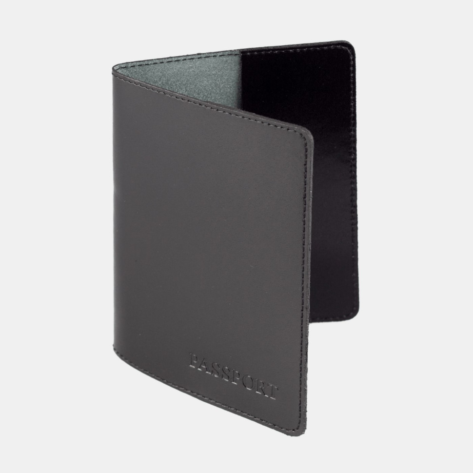 Обложка для паспорта Rossi ОП-101-1110 чёрная