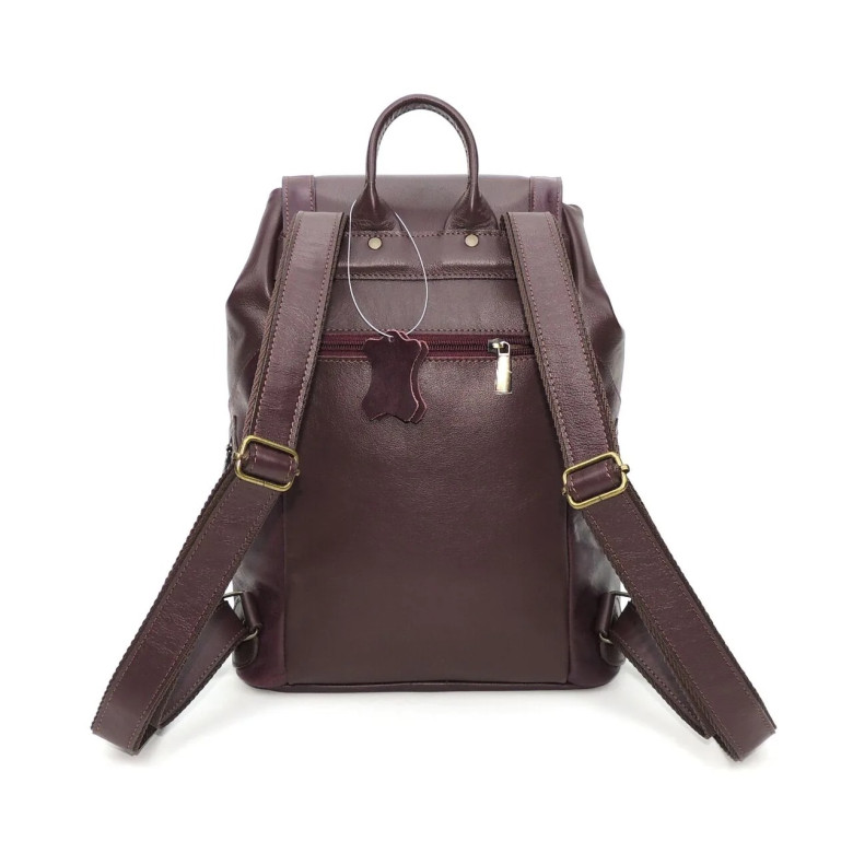 Рюкзак женский Natalia Kalinovskaya, "Климин" бордо гладкий Рюкзак женский Natalia Kalinovskaya, "Климин" бордо гладкий